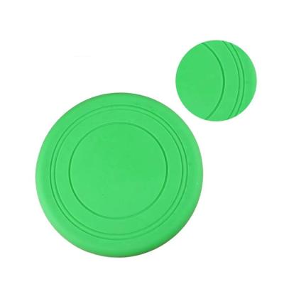 China Stored Soft Silicone Outdoor Interactive Dog Game Frisbeed Pet Training Flying Disc Wholesale for sale