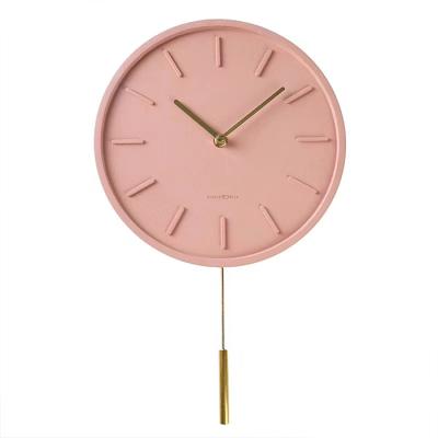 China Wholesale Antique Style Modern Wall Clock Cement Wall Clock Rose Clock For Wall Decoration for sale