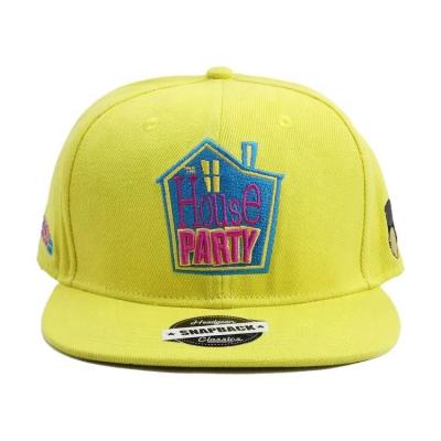 China COMMON Factory Wholesale Cheap Custom Embroidery Flat Brim Hats Snapback Hat for sale