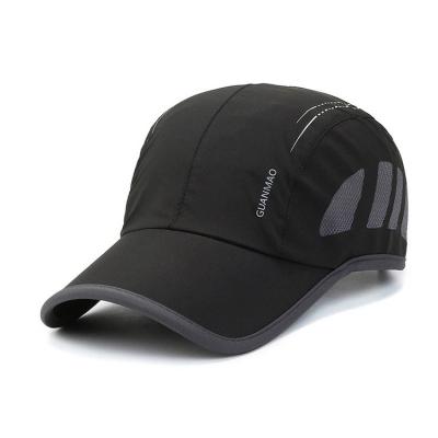 China COMMON Cheap Promotional Sport Dry Fit Running Hats And Caps 100% Polyester Sports Hats for sale