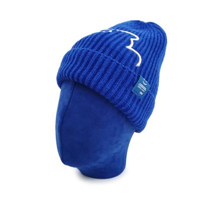 China New Design COMMON New Design High Quality Logo Warm Knitted Beanie Winter Blue Yellow Red Custom Plain Dyed Beanie Hat For Keeping Warm for sale