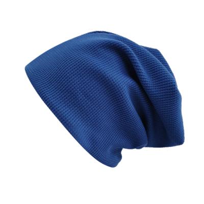 China JOINT Custom Cotton and Spandex Tank Top Beanie Hat Soft Material Beanie Slouchy with satin inside for sale