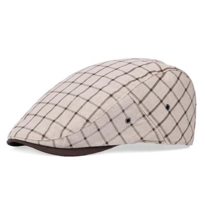 China Character Top Selling Products Autumn Winter Flat Caps Striped High Quality Ivy Cap Newsboy Flat Cap For Men's Beret Hat for sale