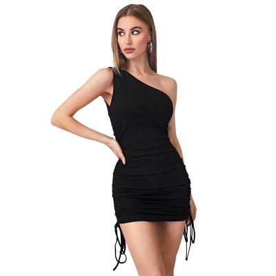 China Anti-static hot sale women dress export summer clothes stylish casual wear women clothing for sale