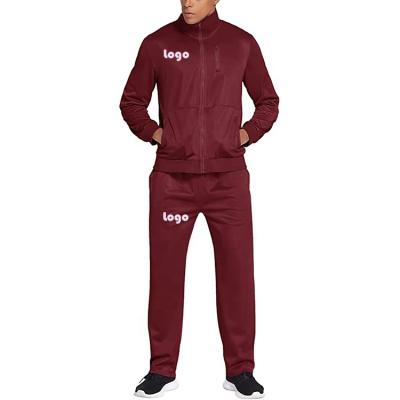 China Autumn Men Casual Fashionable Sporty Tracksuit Zipper QUICK DRY Full 2 ​​Piece Jogging Running Fitness Exercise Suits Sets for sale