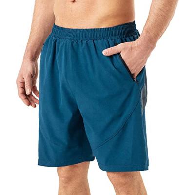 China Factory Price QUICK DRY Shorts Quick Dry Workout Running Or Gym Training Men's Casual Sports Shorts With Zipper Pockets for sale