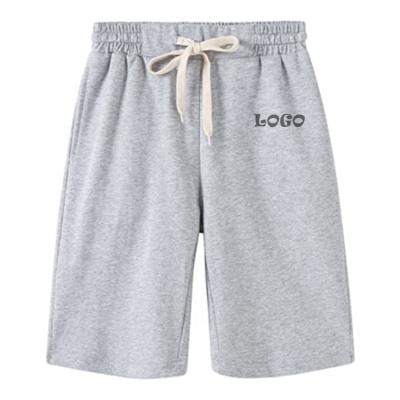 China High Quality Custom Logo Men Brand Anti-wrinkle Cotton Drawstring Waist Workout Gym Sports 100% Elastic Loose-Fitting Shorts With Pockets for sale