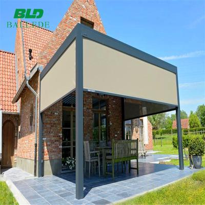 China Anti-UV Sun Cloth External Zipper Blind With Motor for sale