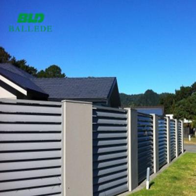 China ECO FRIENDLY Corrugated Aluminum Fixed Slat Canopy Barrier for sale