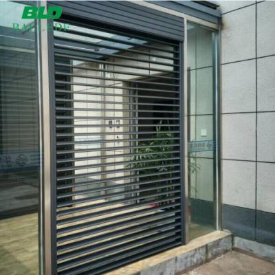 China Aluminum Retractable Sun Shade Shutter Window for sale