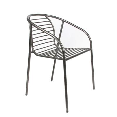 China Modern Metal Mesh Outdoor Gold Cafe Chair (Other) Adjustable Cheap Industrial Iron Hotel Furniture for sale