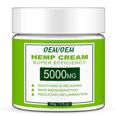 China Private Label Muscle Relief 5000 mg Hemp Organic Hemp Cream Cooling Balm Customized Size Customized Size for sale