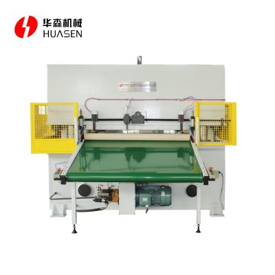 China leather goods and fabric hydraulic embossing machine / hydraulic heat press machine for automotive car interior for sale