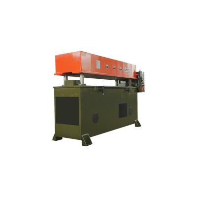 China Hot Sale Hydraulic Cloth Bag Making Machine Huasen Machinery 4 Hydraulic Four Column Post Bar Cloth Bag Clicker Press Slitter And Making Machine for sale