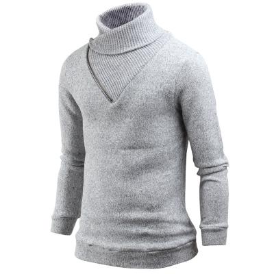 China 2022Fashion 100% Merino Pure Wool Anti-pilling Knit Winter Man Turtle Neck Mens Pullovers Sweaters Sweater for sale