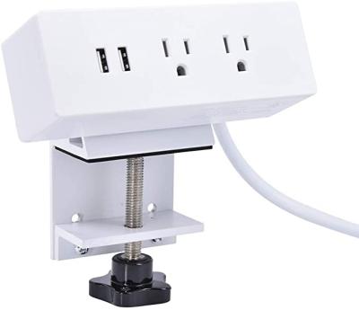 China Desktop Clamp Table Commercial Desktop Socket With Multifunctional USB Socket Household Charging Socket for sale