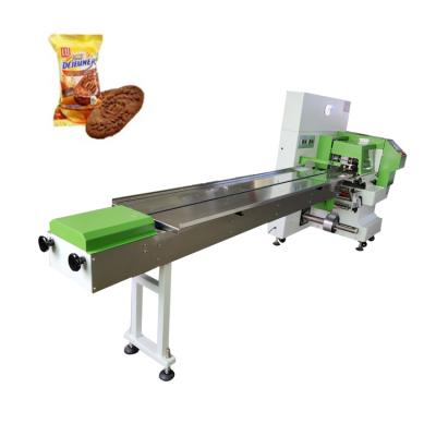 China Automatic Horizontal Three-servo Food Pillow Packaging Machine For Toothbrush Pillow Packaging Machine for sale