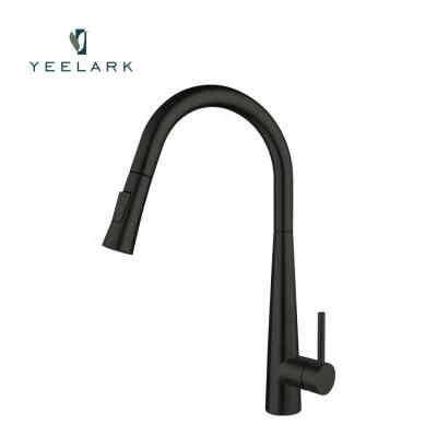 China Lower Price Thermostatic Faucets New Design Brushed Nickel Matte Black Deck Mounted Watermark Kitchen Faucet For Washing Machine for sale