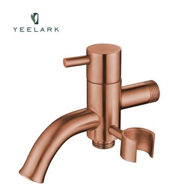 China Without Needles Handshower Handshower Portable Sprayer Bathroom Bidet Sprayer Wall Mounted Spray Kit Fresh Rose Gold Water for sale