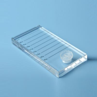 China NATUHANA Pen transparent wholesale lowest price and best quality clear eyelash extension storage glass case with drawers for sale