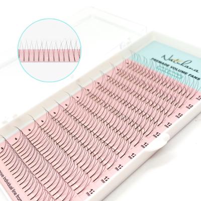 China NATUHANA Long Root Volume Fan Eyelash Extension 100% Natural Soft Mink Eyelashes Individual Soft False Lashes for sale