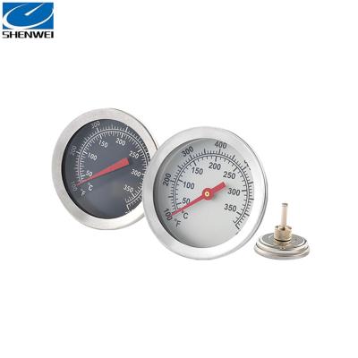 China Classic Stainless Steel Thermometer Temperature Gauge Replacement for Grill BBQ Meat Cooking Beef Pork Lamb for sale