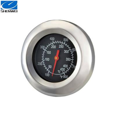 China Classic Stainless Steel Thermometer Temperature Gauge Replacement for Grill BBQ Meat Cooking Beef Pork Lamb for sale