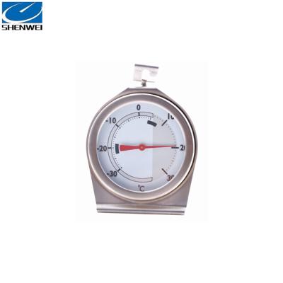 China Sitting Or Hanging Dial Fridge Thermometer For Home Use With Hook And Panel Base Maker for sale