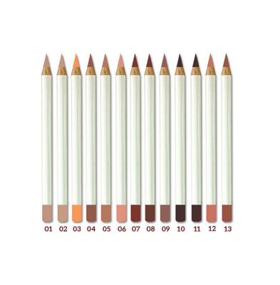 China Brown Lipliner Lip Liner Vegan Formula Waterproof Nude Dark White Makeup Matte Lip Liner for sale