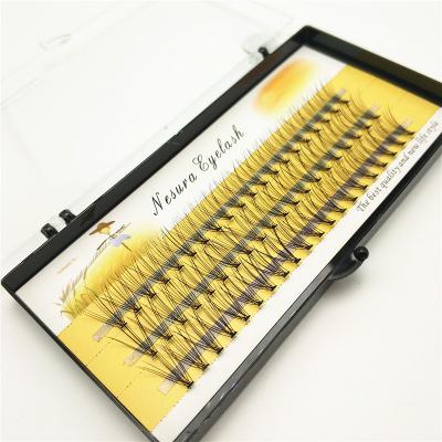 China Natural Long 0.1mm C Curl Eyelash 10D Individual Black Soft False Eyelashes Group Eye Lash Extension Tools for sale