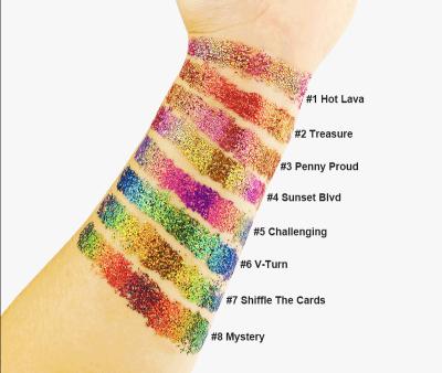 China EYE Metal Eyeshadow Chameleon Glitter Flake Chromaflake Multichrome Eyeshadow Flakes for sale