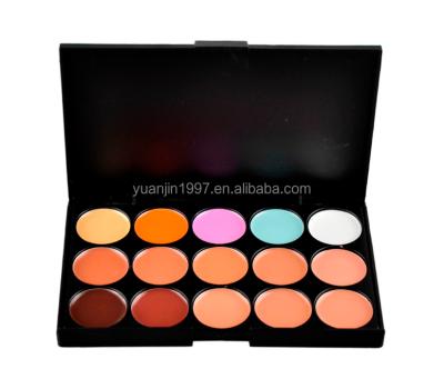 China Wholesale Sunscreen 15 Color Cream Concealer Palette Eye Face Makeup Earth Tone Cosmetic for sale