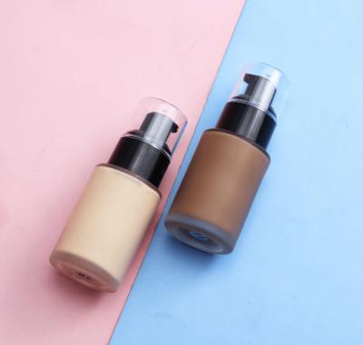 China Natural Private Label Poreless Oil Free Invisible Coverage Makeup Full Coverage Face Liquid Foundation for sale