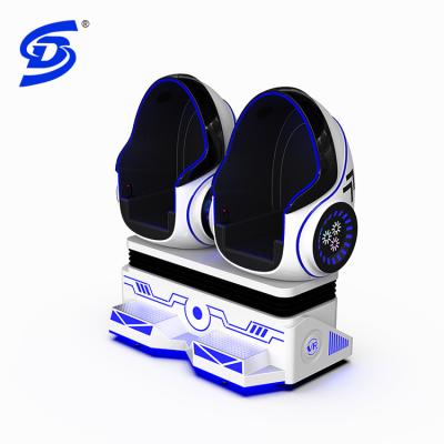 China ALLOY VR Double Egg Big VR Roller Coaster Amusement Equipment Chair Pulling Experience Hall Platform Interactive Space Capsule for sale