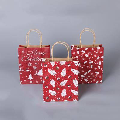 China Recyclable Wholesale Custom Portable halloween Paper Kraft  Packaging Shopping Bags for sale