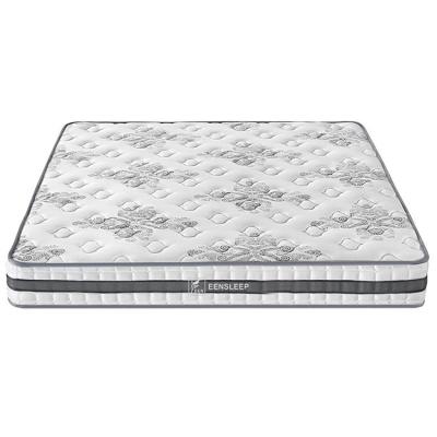 China Hypoallergenic Natural Knitted High Density Fabric Bed Pocket Spring Gel Memory Foam Mattress for sale