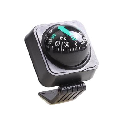 China Automobile Dashboard Car Mini Mount Plastic Black Compass for sale