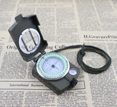 China Survival Outdoor Compass Military Compass Outdoor Activities Compass With Scale for sale