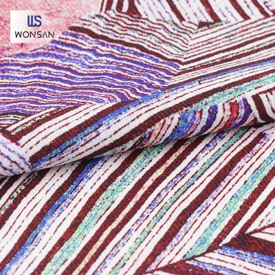 China Viscous rayon breathable plain weave Digital printed fabric with floral pattern for dress for sale