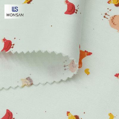 China Breathable Custom Digital Printing Pattern 100% Cotton Sateen Fabric For Shirts for sale