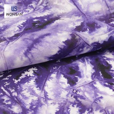 China Anti-UV Custom Digital Printing Pattern 100% Cotton Plain Weave Fabric For Shirts for sale