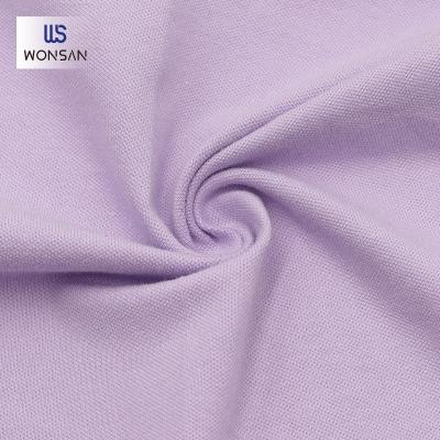 China Breathable China Loungewear Cotton Spandex High Quality Garment Long Sleeves Fabric Plain Dyed Quilted Knitted Fabric for sale