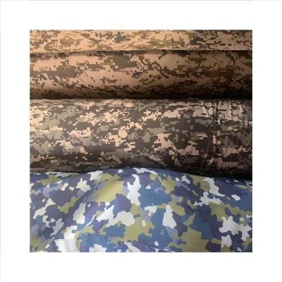 China High Quality Anti-Static Hex Stock Fabric Blue Camouflage Fabric GSM For Uniform for sale