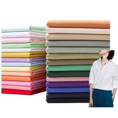 China Stock Lot Of Reliable Quality Antistatic 100% Cotton Dyed Poplin Fabric for sale