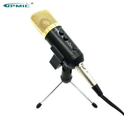 China MK-F400TL Handheld Music Voice Microphone Echo Cancellation Microphone Mobile Phone Listening Condenser Microphone for iPhone and Android for sale