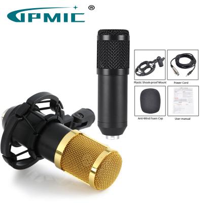 China Pro Handheld Professional Audio Studio Microphone BM-800 Condenser Microphone Recording MIC Vocal Computer Recording MIC for sale