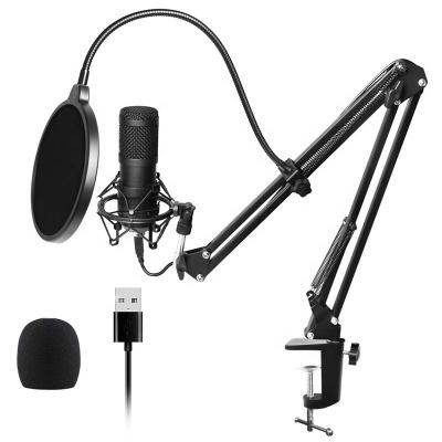 China USB Microphone 192KHz 24Bit Sampling Rate USB Microphone Set youtube podcast recording computer microphone BM-800 for sale