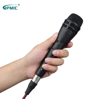 China Professional Handheld Microphone Home Singing Audio Amplifier Conference Speech Stage Karaoke Wired Microphone for sale