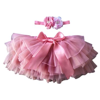 China Girls TUTU Skirt Baby PP Pants Baby Bag Breathable Fart Pants Two-piece Suit Amazon Tiktok TUTU1 Wholesale Children's Short Skirt for sale