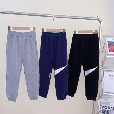 China OEM ODM ODM high quality custom logo jogging pants children's pants anti-pilling sports pants 2021 new fashion boys for kids NK factory for sale